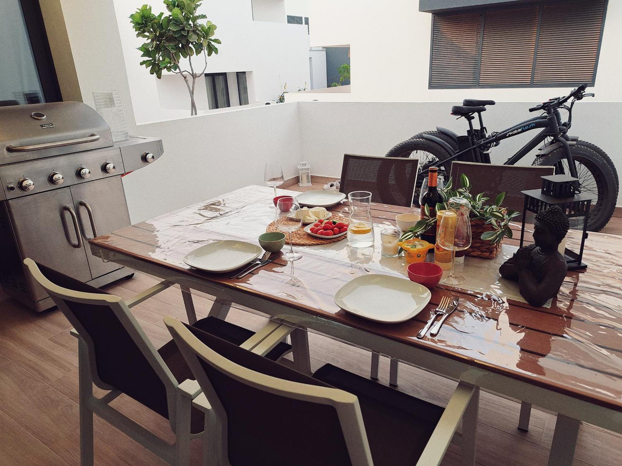 Traumhaftes Apartment La Oliva Esterno foto